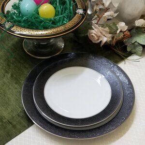 Noritake Mirano 1 Dinner & 1 Salad Plates Excellent Condition